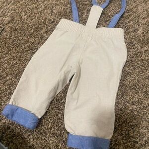 Carter's Cream and Blue Casual Bottoms